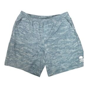 Lululemon Men's Pace Breaker Shorts Blue Camouflage XL